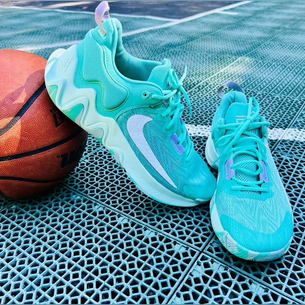 ➰ NIKE Giannis Immortality 2 💚'Mint Purple' 💜Basketball Sneakers - US Men 11.5